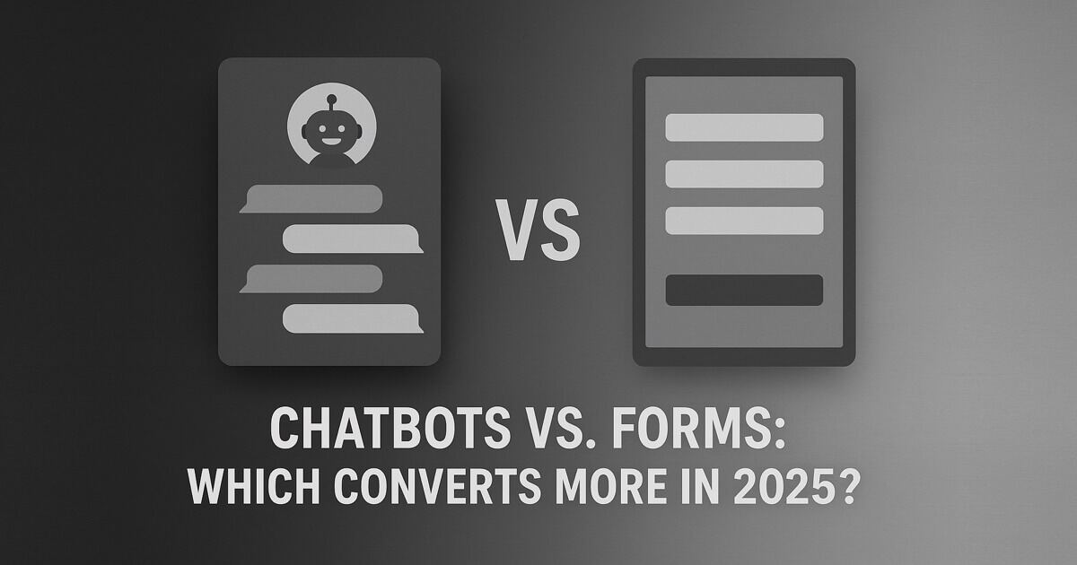 Chatbots vs Forms: Which Converts More in 2025? thumbnail